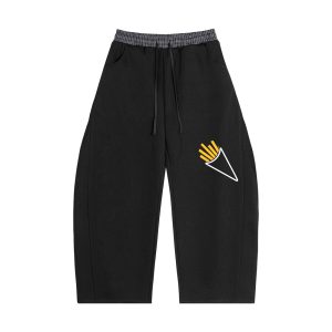 Plaid Cone Waistband Barrel Sweatpants